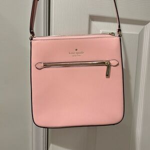 NWT Kate Spade Sadie Crossbody Saffiano Leather Bag Light Pink Retail $299